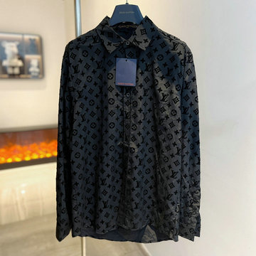ルイヴィトン LOUISVUITTON MSCCLV23003 2023年秋冬最新入荷 ブラウス シャツ ロングスリーブ ワイシャツ 長袖 ボタンクロージャー トップス