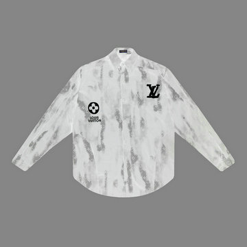 ルイヴィトン LOUISVUITTON MS-CCLV23005 2023年秋冬最新入荷 ブラウス シャツ ロングスリーブ ワイシャツ 長袖 ボタンクロージャー トップス