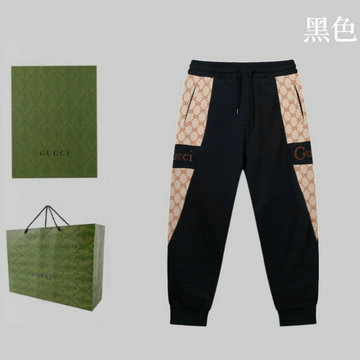グッチ GUCCI MS-KCGG23009 2023年秋冬最新入荷 スポーツパンツ スウェットパンツ ジョギングズボン 伸縮性のあるウエストバンド カジュアルパンツ