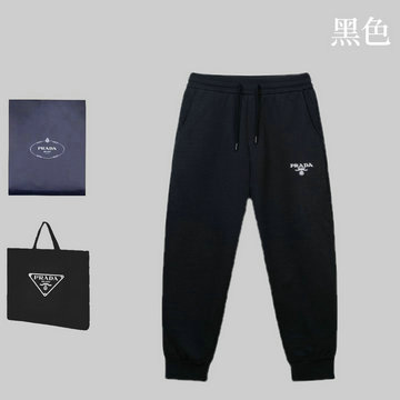プラダ PRADA MS-KCPD23005 2023年秋冬最新入荷 スポーツパンツ スウェットパンツ ジョギングズボン 伸縮性のあるウエストバンド カジュアルパンツ