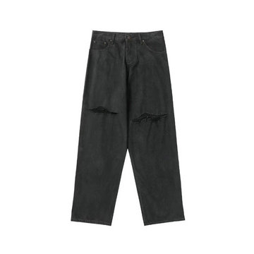 バレンシアガ BALENCIAGA MS-KNBA23002 2023年秋冬最新入荷 ワイドパンツ デニム ズボン ジーンズ カジュアルパンツ 男女兼用