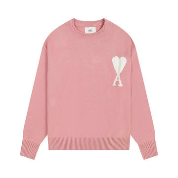 商品名称：アミ パリス Ami Paris MS-MYAM23001F 2023年秋冬最新入荷 クルーネック セーター ロングスリーブ セーター ウールニット カジュアル トップス 長袖