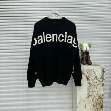 バレンシアガ BALENCIAGA MS-MYBA23001 2023年秋冬最新入荷 クルーネック セーター ロングスリーブ セーター ウールニット カジュアル トップス 長袖