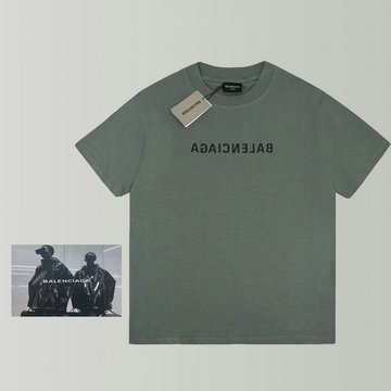 バレンシアガ BALENCIAGA MS-TDBA23016 2023年最新入荷 Tシャツ 半袖 ショートスリーブ スウェットシャツ 短袖 クルーネック トップス レジャーシャツ 男女兼用