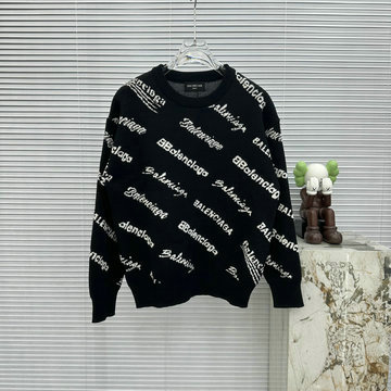 バレンシアガ BALENCIAGA MS-MYBA23002 2023年秋冬最新入荷 クルーネック セーター ロングスリーブ セーター ウールニット カジュアル トップス 長袖