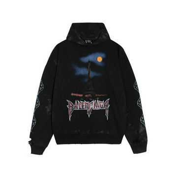 バレンシアガ BALENCIAGA MS-WTBA23002 2023年秋冬最新入荷 ロングスリーブ ジャケット フーディーコート ファスナー開閉式 トップスコート