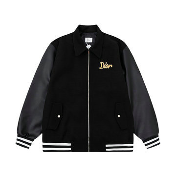 クリスチャンディオール CHRISTIAN DIOR MS-WTCD23001 2023年秋冬最新入荷 ロングスリーブ テニス ジャケット ファスナー開閉式 トップスコート