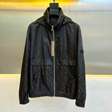 クリスチャンディオール CHRISTIAN DIOR MS-WTCD23002 2023年秋冬最新入荷 ロングスリーブ ジャケット フーディー コート ファスナー開閉式 トップスコート