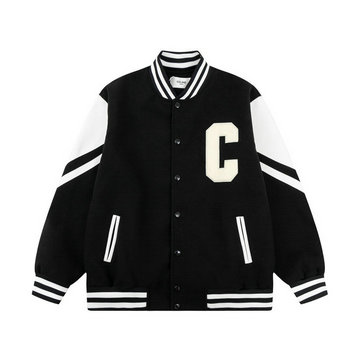 セリーヌ CELINE MS-WTCE23005 2023年秋冬最新入荷 ロングスリーブ ジャケット テニス コート ファスナー開閉式 トップスコート 長袖 アウターコート