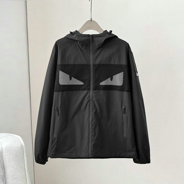 商品名称：フェンディ FENDI MS-WTFD23004 2023年秋冬最新入荷 ロングスリーブ ジャケット フード付き コート ファスナー開閉式 トップスコート 長袖 アウターコート
