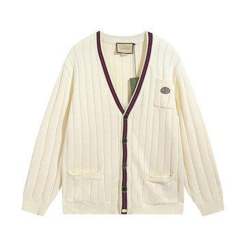 グッチ GUCCI MS-WTGG23001 2023年秋冬最新入荷 カーディガン ロングスリーブ セーター ボタン クロージャー ウールニット Vネック カジュアル トップスコート