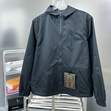 ルイヴィトン LOUISVUITTON MS-WTLV23002 2023年秋冬最新入荷 ロングスリーブ リバーシブル ジャケット フード付き コート ファスナー開閉式 トップスコート