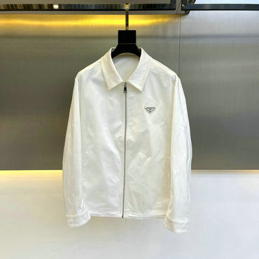 プラダ PRADA MS-WTPD23003 2023年秋冬最新入荷 ロングスリーブ ジャケット コート ファスナー開閉式 トップスコート 長袖 アウターコート
