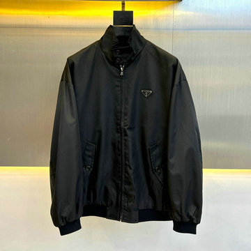プラダ PRADA MS-WTPD23004 2023年秋冬最新入荷 ロングスリーブ ジャケット コート ファスナー開閉式 トップスコート 長袖 アウターコート