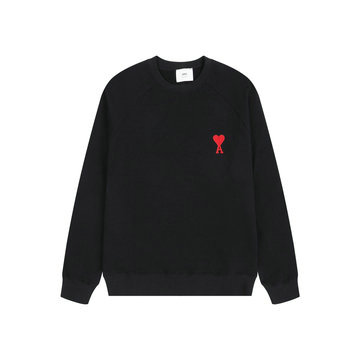 アミ パリス Ami Paris MS-WYAM23002K 2023年秋冬最新入荷 パーカ スウェットシャツ ロングスリーブ トップス 長袖 クルーネック Tシャツ カジュアル