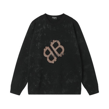 バレンシアガ BALENCIAGA MS-WYBA23002 2023年秋冬最新入荷 メンズ スウェットシャツ ロングスリーブ Tシャツ トップス 長袖 クルーネック カジュアル 男女兼用