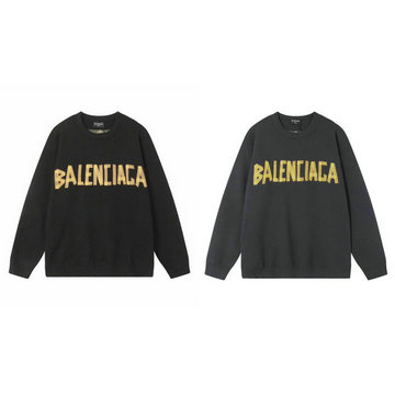 バレンシアガ BALENCIAGA MS-WYBA23003 2023年秋冬最新入荷 メンズ スウェットシャツ ロングスリーブ Tシャツ トップス 長袖 クルーネック カジュアル 男女兼用