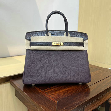 エルメス HERMES 063-HBK25TEQJPZ 2023最新入荷 バーキンバッグ トップハンドルバッグ トートバッグ ハンドバッグ レディースかばん