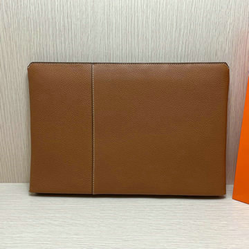 エルメス HERMES 063-HEB23001ZS 2023年最新入荷 手持ちかばん クラッチバッグ メンズかばん ビジネスバッグ カーフスキン