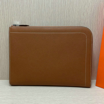 エルメス HERMES 063-HEB23002ZS 2023年最新入荷 手持ちかばん クラッチバッグ メンズかばん ビジネスバッグ カーフスキン