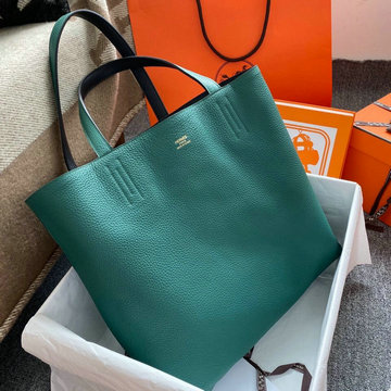 商品名称：エルメス HERMES 063-HDS45CLPGK 2023最新入荷 ドゥブルセンス リバーシブル トートバッグ ハンドバッグ トップハンドルバッグ ショッピングバッグ