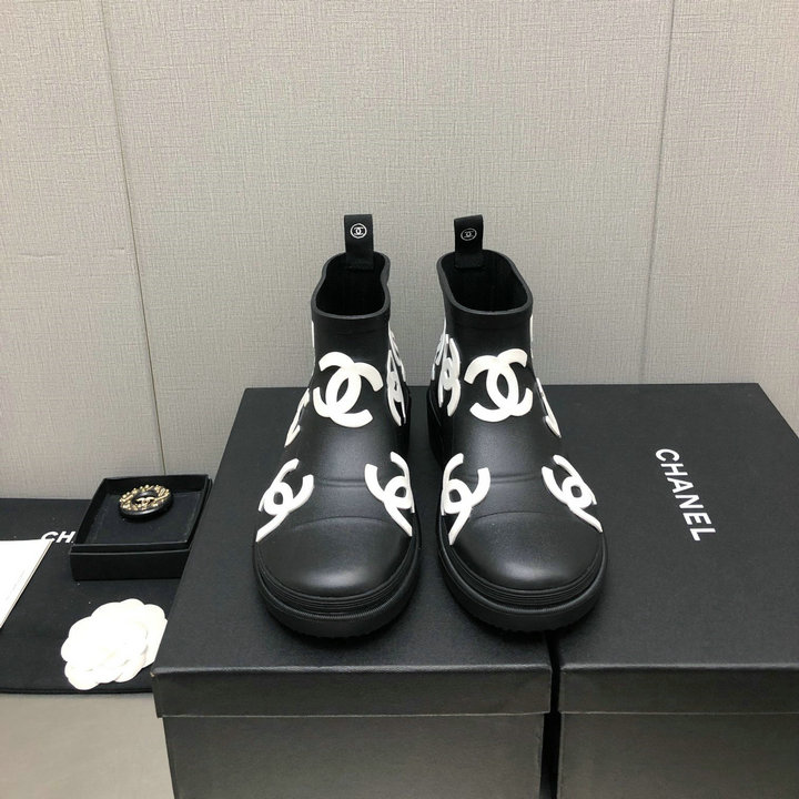 シャネル CHANEL 26-CHJ23034Z 2023年秋冬最新入荷 レーンブーツ ショートブーツ レディースシューズ カジュアルシューズ