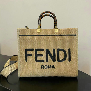 フェンディ FENDI BXN-FD36035CBXK 2023年最新入荷 サンシャイン トップハンドルバッグ トートバッグ ハンドバッグ 2way ショルダーバッグ レディースかばん