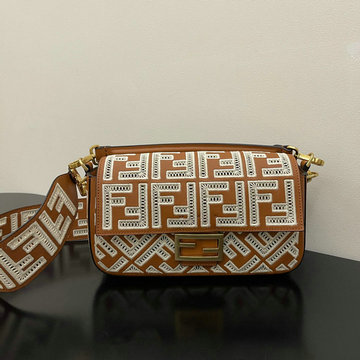 フェンディ FENDI BXN-FD36552JT 2023年最新入荷 バゲット トップハンドルバッグ 2way 斜め掛け ショルダーバッグ カーフレザー レディースかばん クロスボディバッグ