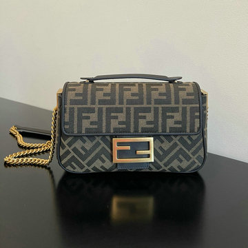 フェンディ FENDI BXN-FD56868BKF 2023年最新入荷 バゲット トップハンドルバッグ 2way 斜め掛け ショルダーバッグ カーフレザー レディースかばん