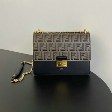 商品名称：フェンディ FENDI BXN-FD5379BBK 2023年最新入荷 キャナイ Kan I ハンドバッグ 2way 斜め掛け ショルダーバッグ クロスボディ レディースかばん カーフスキン