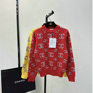 商品名称：シャネル CHANEL XG-MYCH24001 2023年秋冬最新入荷 クルーネック セーター ロングスリーブ ウールニット カジュアル トップス 長袖