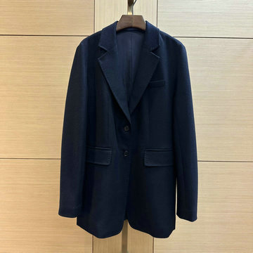 マックスマーラ MaxMara XG-WTMAX24001  2023年秋冬最新入荷 ロングスリーブ スーツ Vネック ショート丈 トップスコート アウターコート レジャーコート