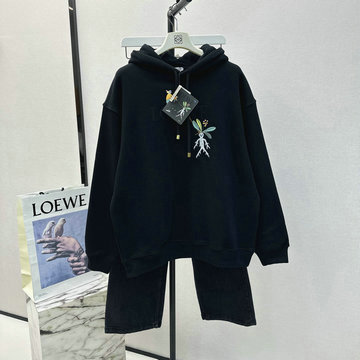 ロエベ LOEWE XG-WYLE24001 2023年秋冬最新入荷 フーディー スウェットシャツ パーカー ロングスリーブ トップス 長袖 クルーネック カジュアル シャツ