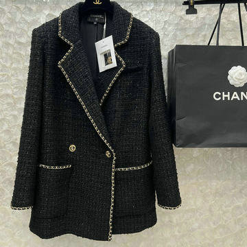 シャネル CHANEL XG-WTCH24005 2023年秋冬最新入荷 ロングスリーブ ツイード ジャケット ショート丈 トップスコート アウターコート レジャーコート