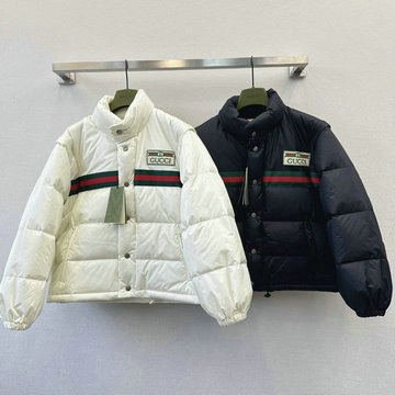 商品名称：グッチ GUCCI XG-YFGG24001 2023年秋冬最新入荷 パファーコート ロングスリーブ ダウンジャケット 暖かい 防寒 ショート丈 トップスコート アウターウェア