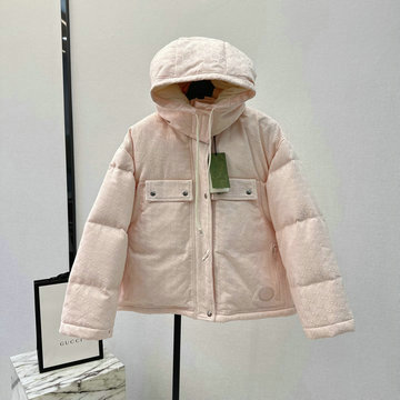 グッチ GUCCI XG-YFGG24002 2023年秋冬最新入荷 パファーコート ロングスリーブ ダウンジャケット 暖かい 防寒 ショート丈 トップスコート アウターウェア