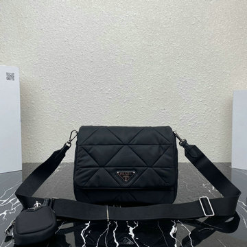 プラダ PRADA GH-PD1BD290BK 2023年最新入荷 フラップバッグ クロスボディバッグ ショルダーバッグ クロスボディバッグ