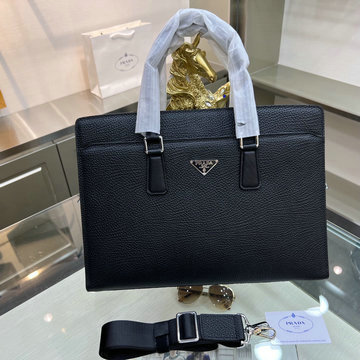 プラダ PRADA GH-PD66345BK 2023年最新入荷 ブリーフケース トートバッグ ハンドバッグ 2way ショルダーバグ メンズかばん ビジネスバッグ