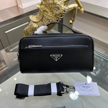 プラダ PRADA GH-PD95083BK 2023年最新入荷 トップハンドルバッグ トートバッグ 手持ちかばん 2way ショルダーバッグ メンズかばん