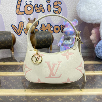 ルイヴィトン LOUISVUITTON 057-M24108 2023年最新入荷 ミニムーン ホーボーバッグ アクセソワール ポーチ ショルダーバッグ モノグラム アンプラント