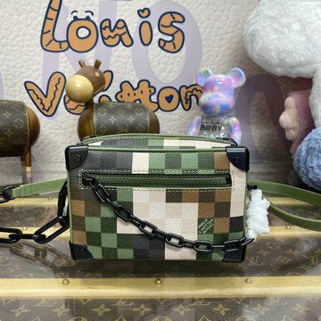 ルイヴィトン LOUISVUITTON 057-M24581 2023年最新入荷 ミニ ソフトトランク 斜め掛け ショルダーバッグ クロスボディバッグ スクエアバッグ