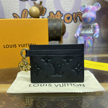 ルイヴィトン LOUISVUITTON 057-M82132 2023年最新入荷 カードケース ポルト カルト LV チャーム カードポケット 名刺入れ モノグラムアンプラント レザー