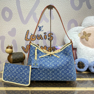 ルイヴィトン LOUISVUITTON 057-M46855 2023年最新入荷 LV リミックス キャリーオール NM MM ホーボーバッグ クロスボディバッグ ショルダーバッグ