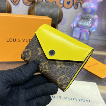 商品名称：ルイヴィトン LOUISVUITTON 057-M82984 2023年最新入荷 ポルトフォイユ ゾエ 三つ折り短財布 ショートウォレット 小銭入れ カード入れ モノグラム キャンバス