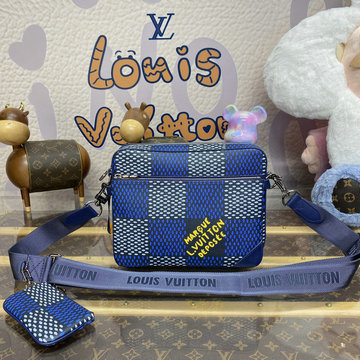 ルイヴィトン LOUISVUITTON 057-N40694 2023年最新入荷 デュオ メッセンジャーバッグ フラップバッグ 斜め掛け ショルダーバッグ メンズかばん