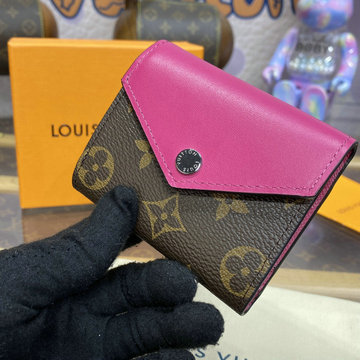 商品名称：ルイヴィトン LOUISVUITTON 057-M82982 2023年最新入荷 ポルトフォイユ ゾエ 三つ折り短財布 ショートウォレット 小銭入れ カード入れ モノグラム キャンバス