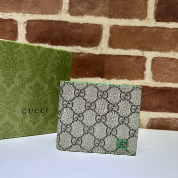 GUCCI グッチ 057-GG768244BGL 2023年最新入荷 GG ディテール付き ウォレット 二つ折り短財布 ショートウォレット カードケース 札入れ