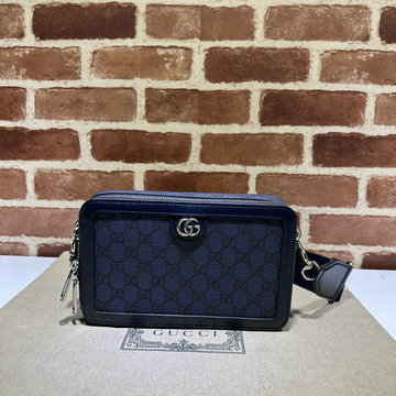 GUCCI グッチ 057-GG771174BQL 2023年最新入荷 GG クロスボディバッグ 斜め掛け ショルダーバッグ メンズかばん