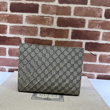 GUCCI グッチ 057-GG774345BKF 2023年最新入荷 手持ちかばん ポーチ クラッチバッグ ビジネスバッグ キャンパス