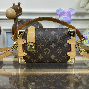 商品名称：ルイヴィトン LOUISVUITTON 057-M46815 2023年最新入荷 サイドトランク PM スクエアバッグ 斜め掛け ショルダーバッグ レディースかばん